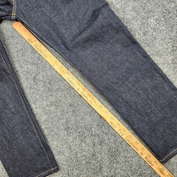 Hiroshi Kato Jeans Mens 32x26 Raw Selvedge Denim Made In USA Slim Straight